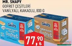 MR. SNAPY GOFRET ÇEŞİTLERİ 800 G